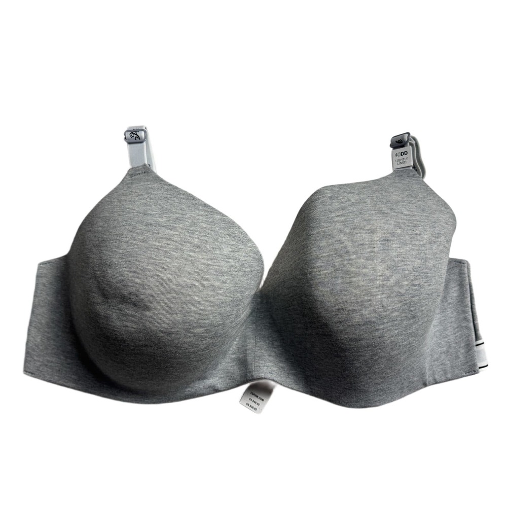 Victoria's Secret PINK Wear Everywhere Lightly Lined Bra 40DD Gray Heather NWT